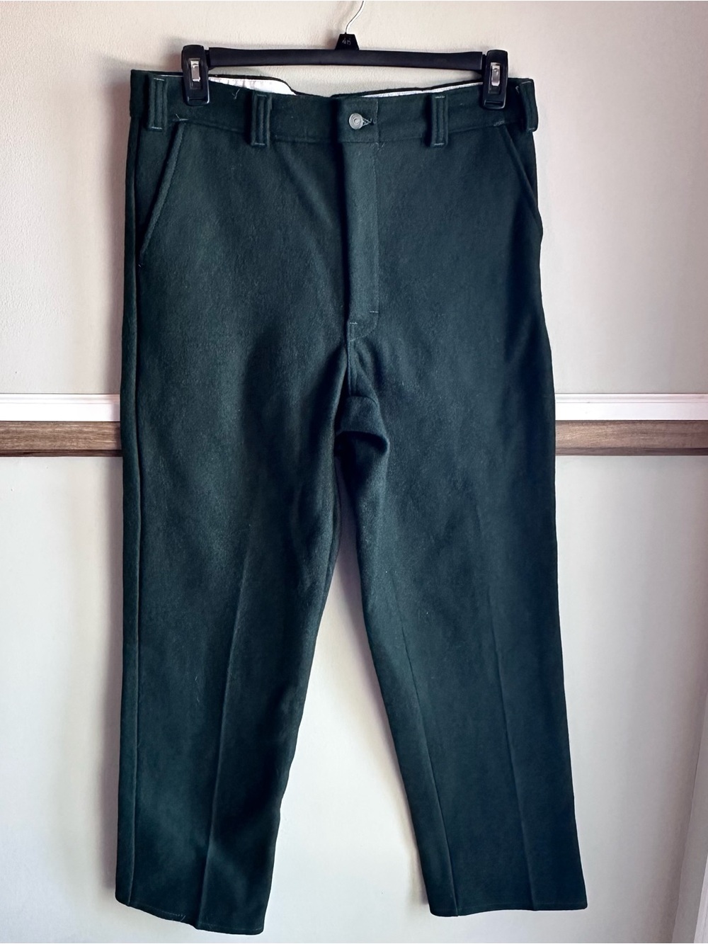 Vintage CODET Mackinaw green Wool blend Hunting Pants Canada Made